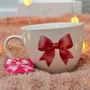 Coquette Girl Bow Mug NWT - Pink and cute (Eaton Fine Dining)